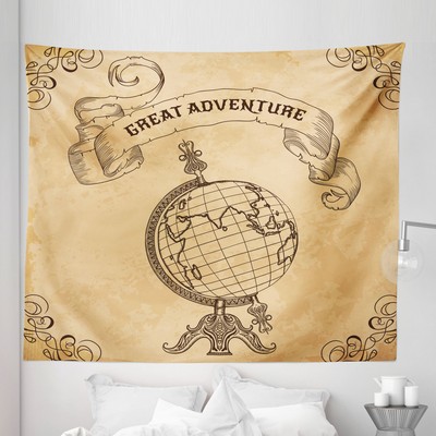 Ambesonne Retro Elements Microfiber Tapestry Wall Hanging Decor in 5 Sizes