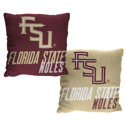 Двухсторонняя жаккардовая декоративная подушка Northwest NCAA Florida State Seminoles