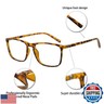 OCCI CHIARI Reading Glasses Men's Large Reader Durable Spring Hinge 1.0 1.25 1.5 1.75 2.0 2.25 2.5 2.75 3.0 3.5(Tortoise 200)