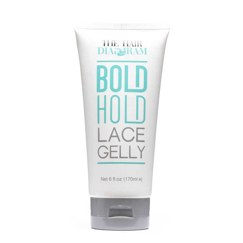 The Hair Diagram - Bold Hold Lace Gelly - Glueless - Temporary Daily Hold for La