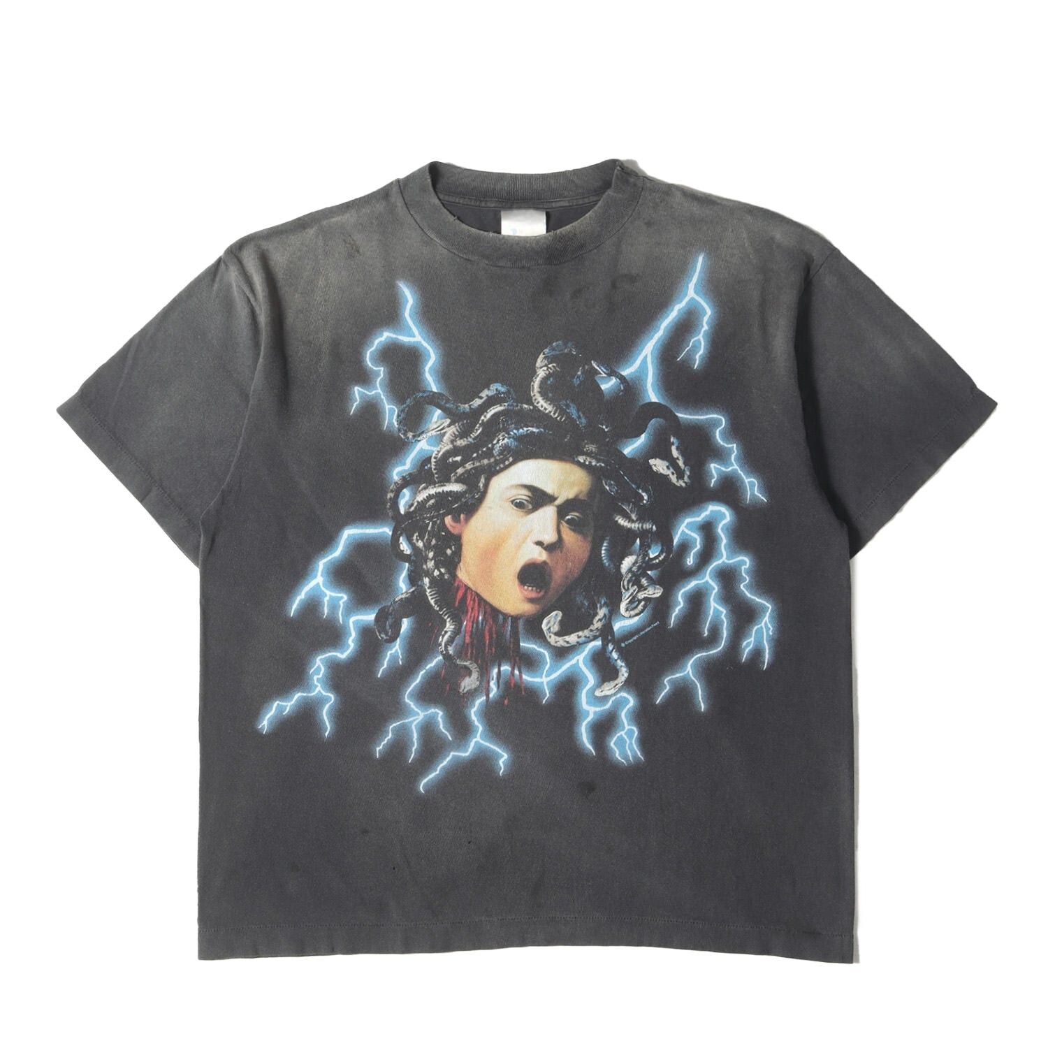 SAINT MICHAEL ST T SHIRT SIZE: M 24AW VINTAGE OVERSIZE