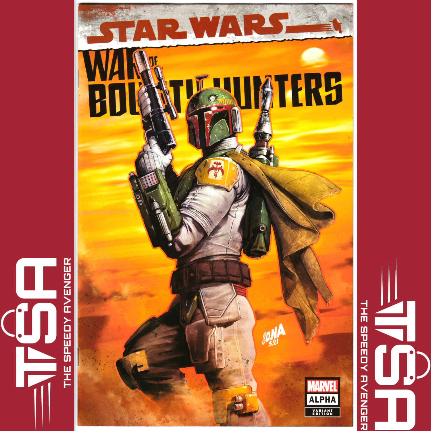 STAR WARS WAR OF THE BOUNTY HUNTERS ALPHA #1 David Nakayama Trade Exclusive