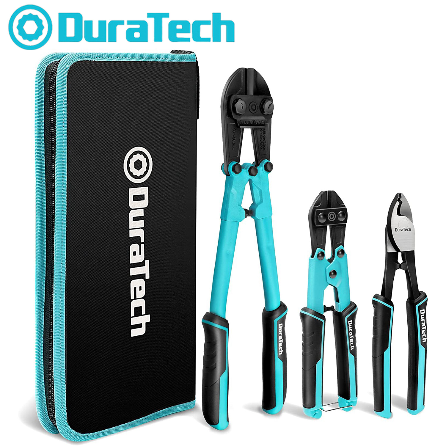 DURATECH 3PC Bolt Cutter Pliers Set 14" Bolt Cutter 8" Bolt Cutter & Wire Cutter