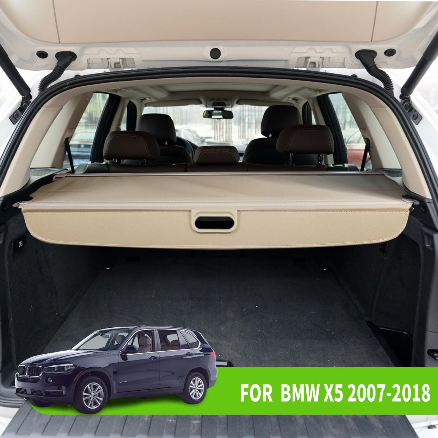 Cargo Cover Fit 2007-2018 BMW X5 E70 F15 Accessories Rear Trunk Security Shade