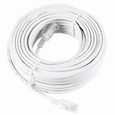 CAT6/CAT5E Ethernet Lan Network Cable RJ45 Patch Cable 6ft/10ft/25ft/60ft/100ft
