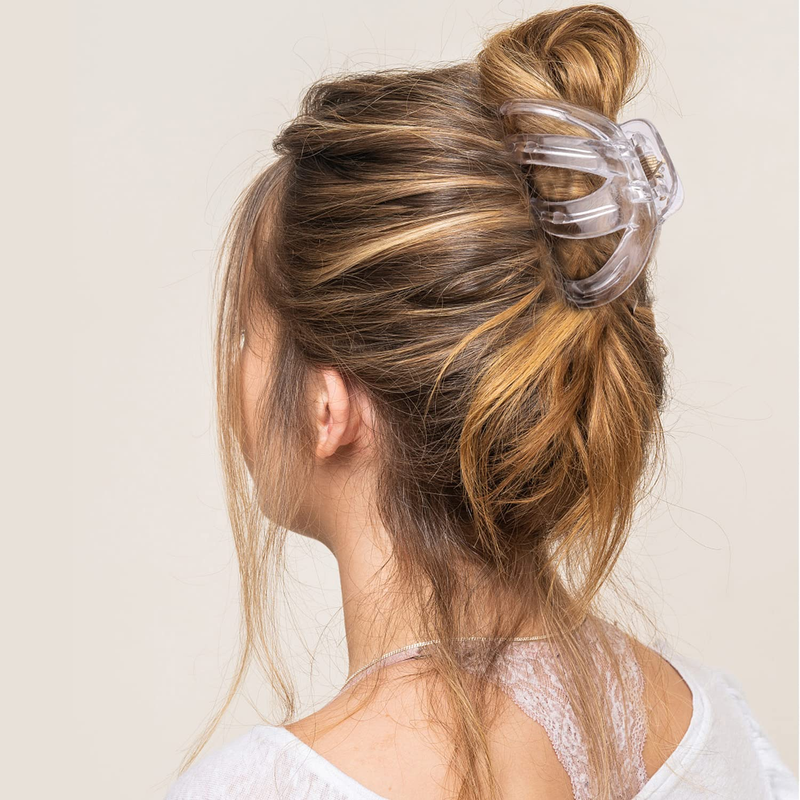 4PCS Extra Large Strong Hold Hair Clips for Thick and All Hair Types - 3.15" Jum