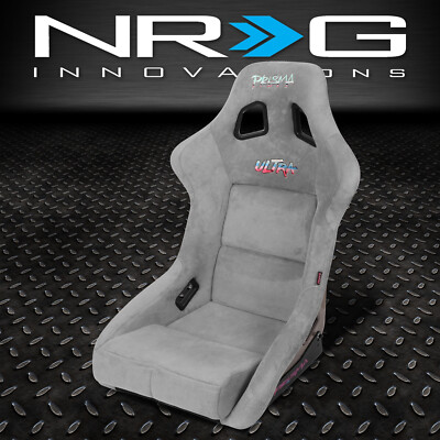 NRG INNOVATIONS FRP-302GY-ULTRA LARGE PRISMA СИДЕНЬЕ С ФИКСИРОВАННОЙ СПИНКОЙ, СЕРОЕ
