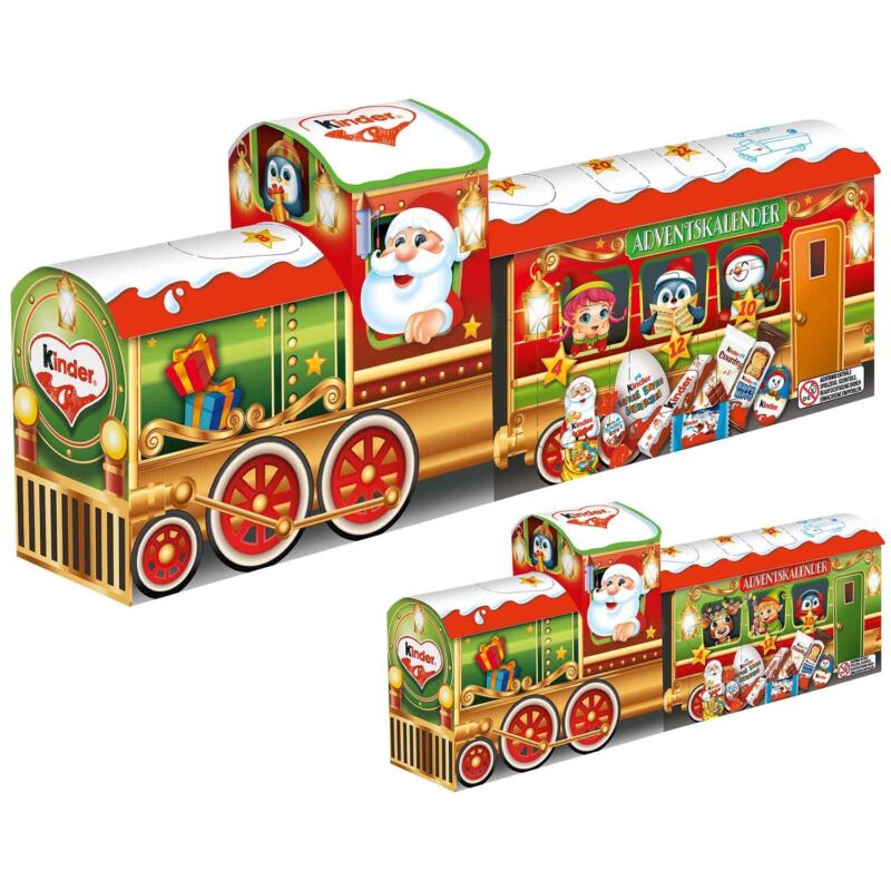 Kinder SANTA Train 3D Advent calendar CHRISTMAS 2023 countdown 1ct.-FREE SHIP