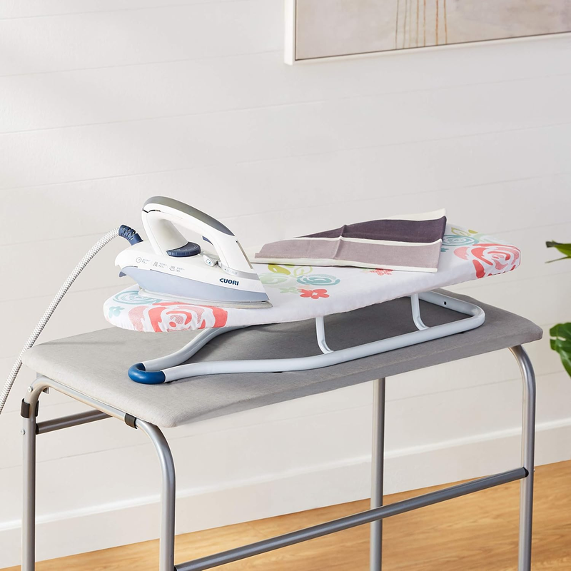 Ironing Board Tabletop 77x29 cm, White, Floral