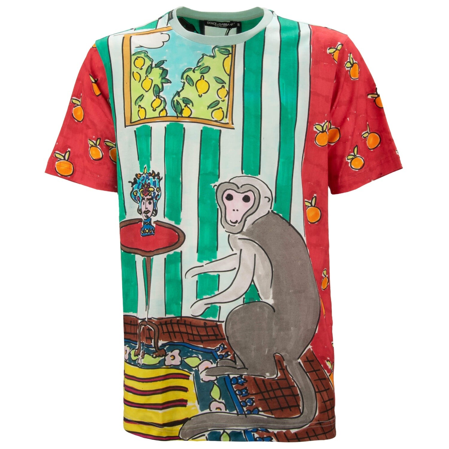【関税＆送料込み】Dolce & Gabbana Striped T-Shirt Dolce & Gabbana Striped T Shirt, $425 | farfetch.com | Lookastic