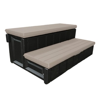 Confer Plastics Leisure Accents Deluxe 36'' W Spa Steps, Portobello (Open Box)