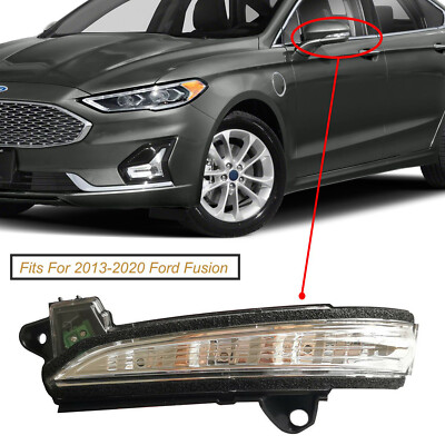 Left Driver Side Mirror Indicator Turn Signal Lamp For Ford Fusion 2013 -2020