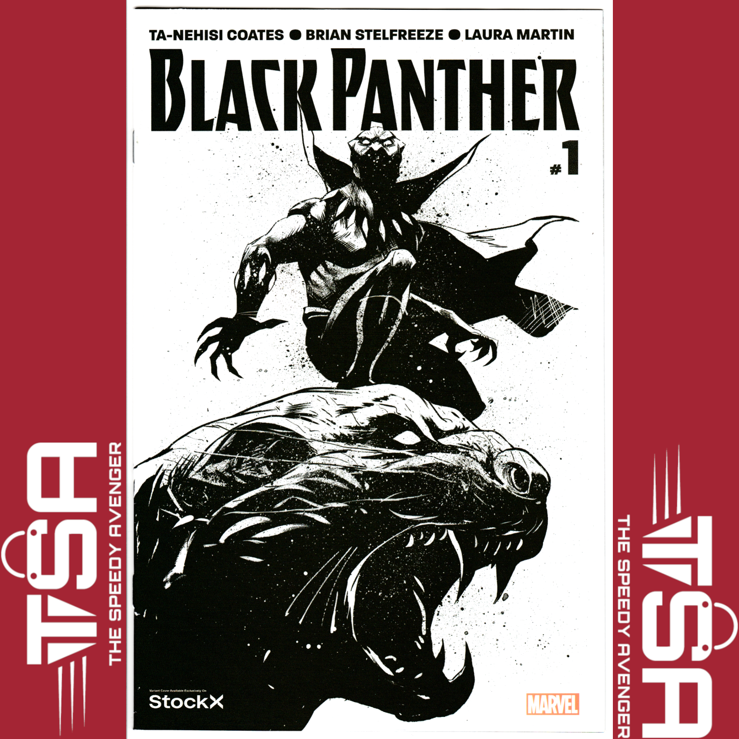 BLACK PANTHER #1 (Vol 6 2016) Sanford Greene Sketch Variant TA-NEHISI COATES!