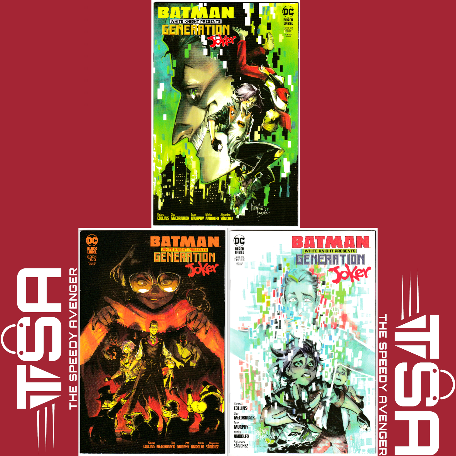 BATMAN WHITE KNIGHT PRESENTS GENERATION JOKER #1 + #2 + #3 Mirka Andolfo Variant