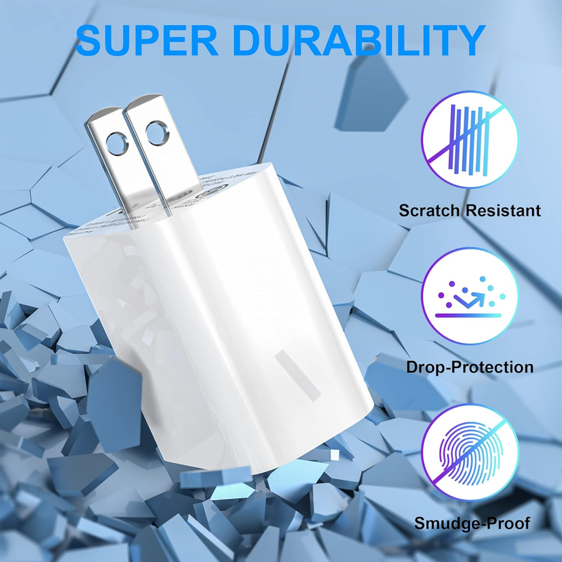 USB C Charger Block 2Pack 20W for iPhone 16 Fast Charging Wall Charger Plug with