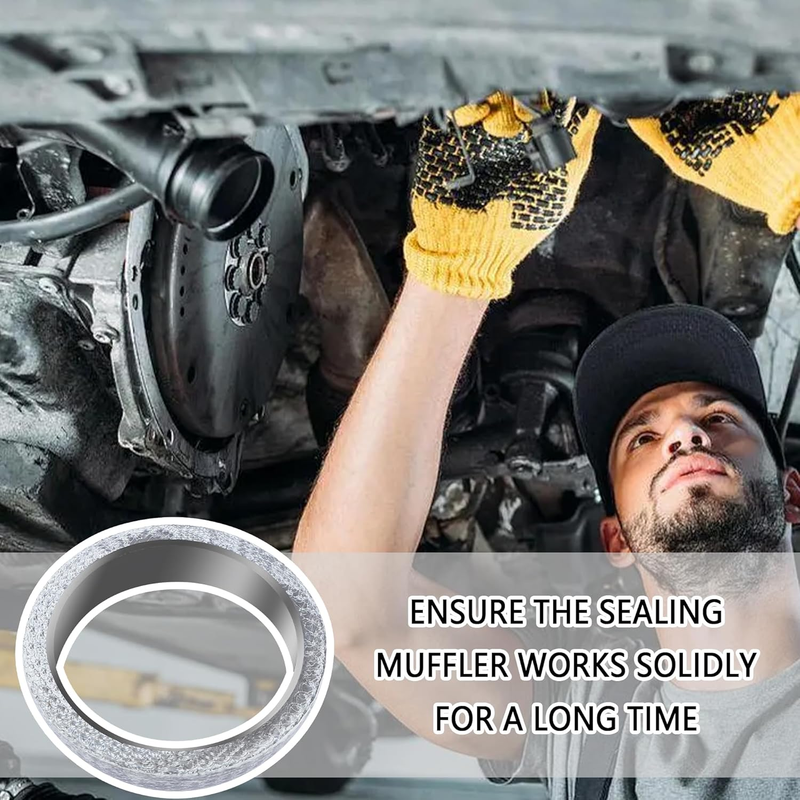ID 60mm Car Exhaust Gasket,Automotive Replacement Exhaust Flange Gasket Exhaust