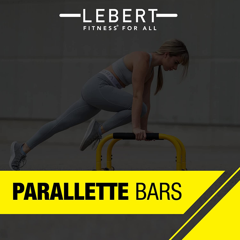 Parallette Push up Bars Dip Station Stand - Perfect for Home and Garage Gym Exer