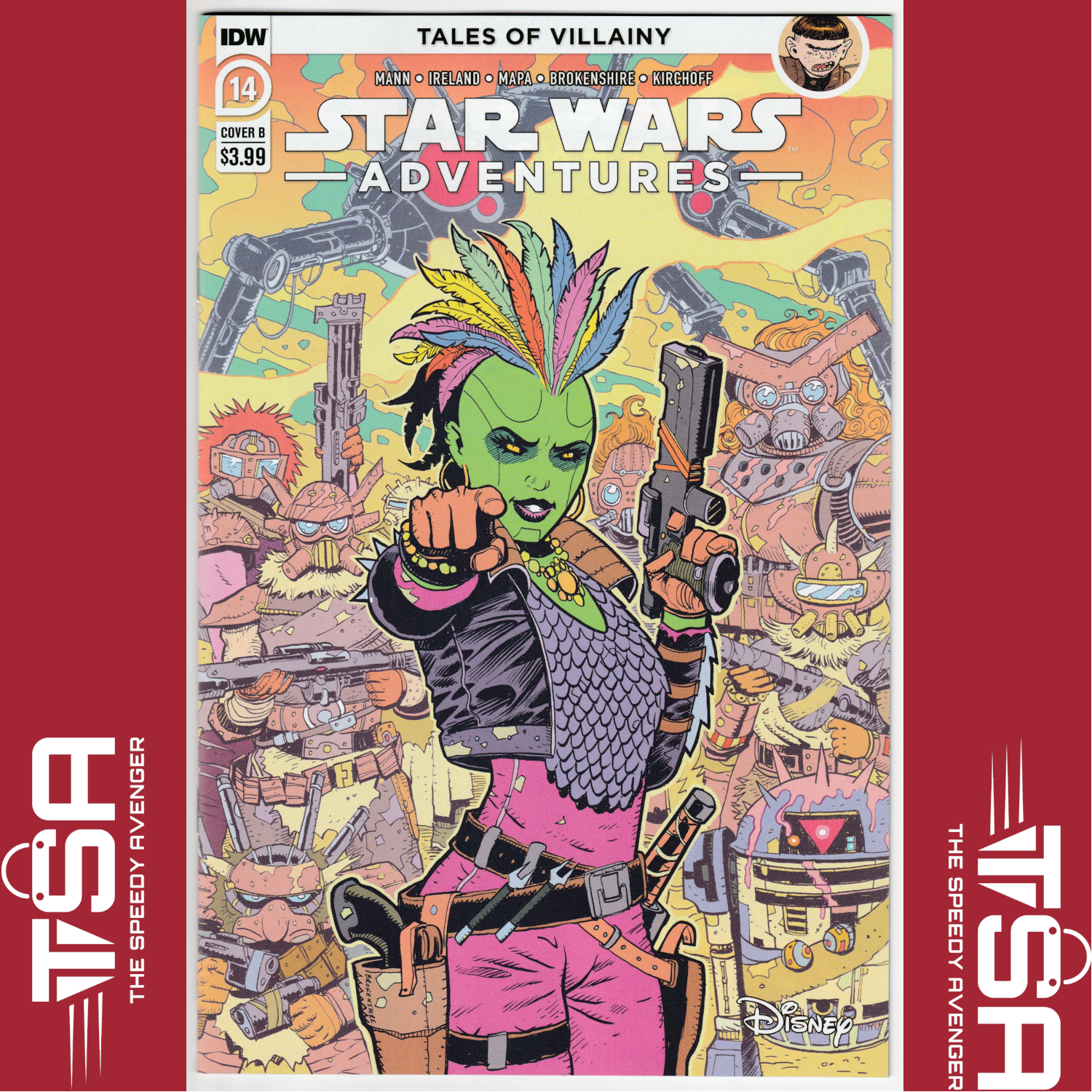 STAR WARS ADVENTURES (2020) #14 Nick Brokenshire Variant Cover IDW Comics 2022