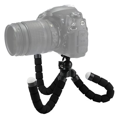 360° Rotating Adjustable Ball Head Tripod Mount Flexible for Camera & Smartphone