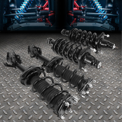 Для 07-11 Honda CR-V Передние и задние стойки L + R в сборе с винтовой пружиной