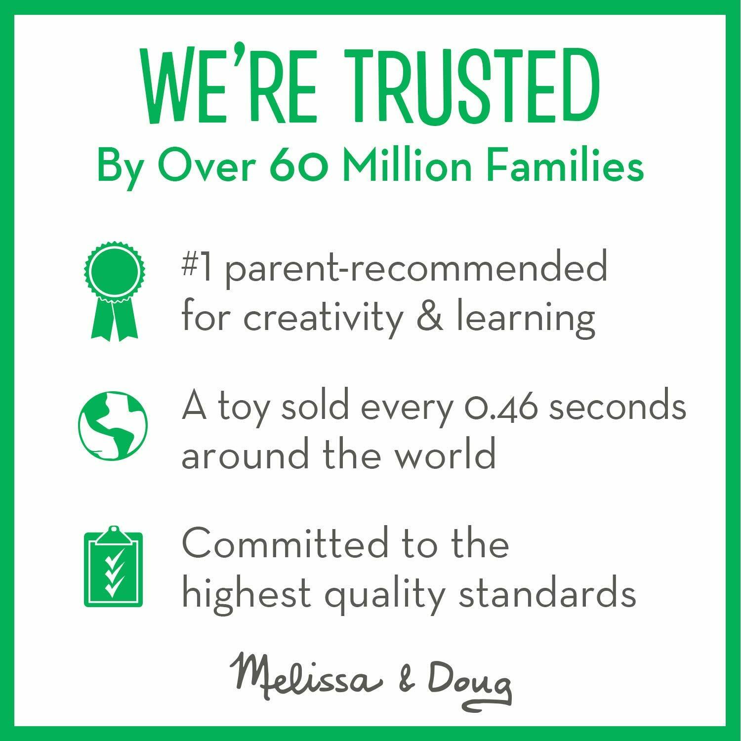 Melissa & Doug Burrow Bunny Rabbit Stuffed Animal Washable Surface & Soft Fabric