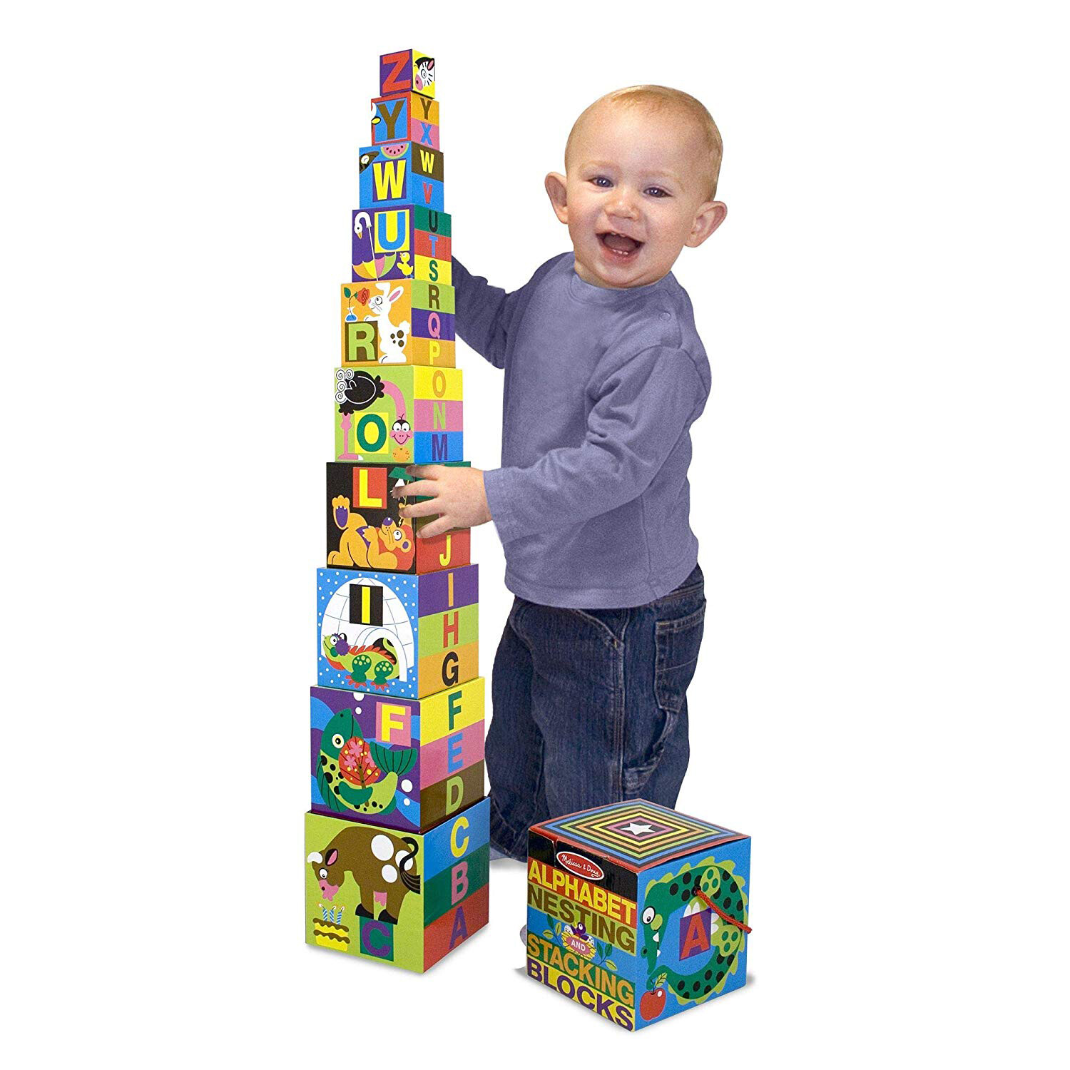 melissa and doug building blocks cardboard