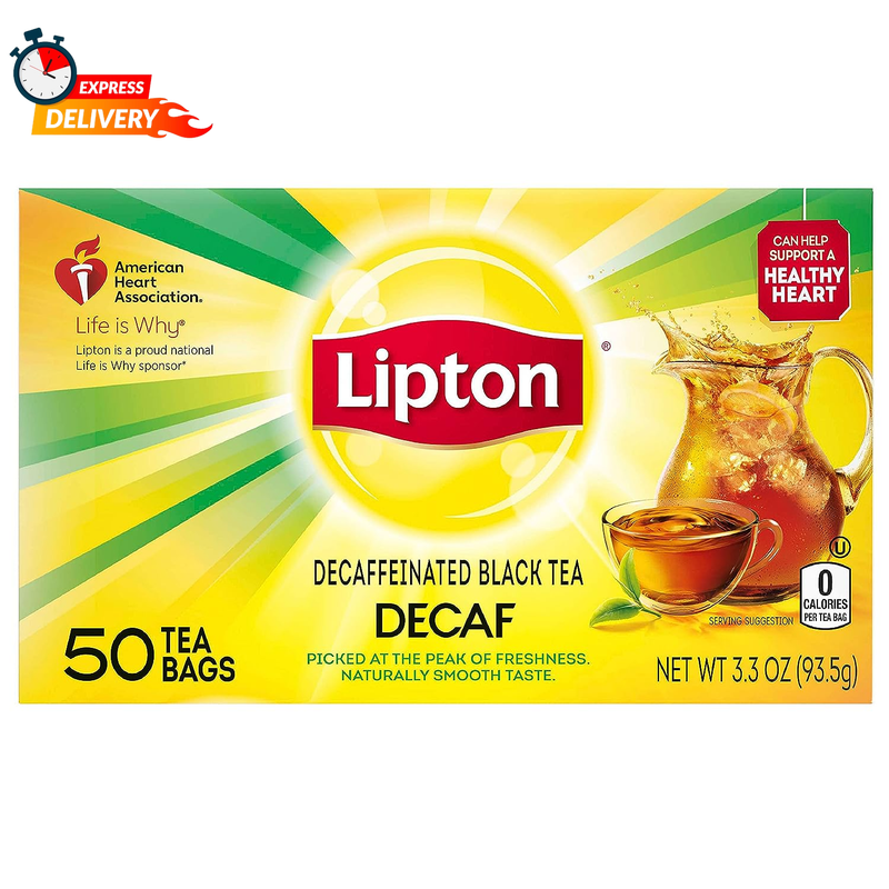 Decaffeinated Black Tea, 50 Count
