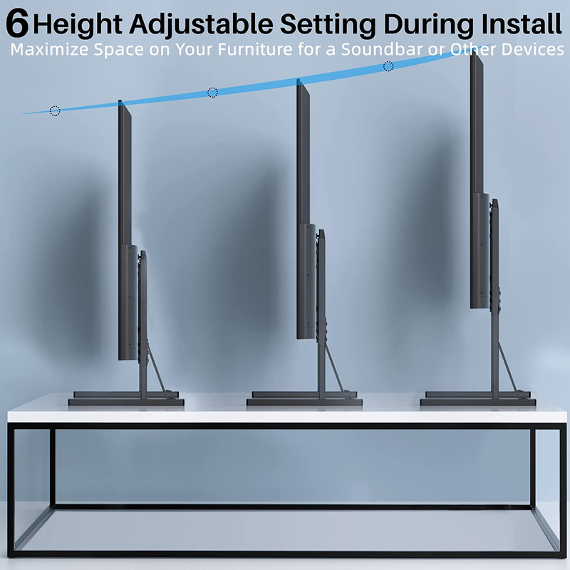 Universal TV Stand for All Brand 22"-75" Tvs, Heavy Duty Table Top TV Legs/Feet
