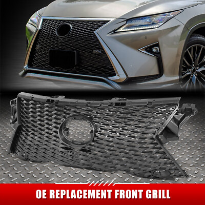 [Алмазная сетка] Для решетки радиатора 16-19 RX350 RX450h F-Sport с отверстиями для датчиков и камер