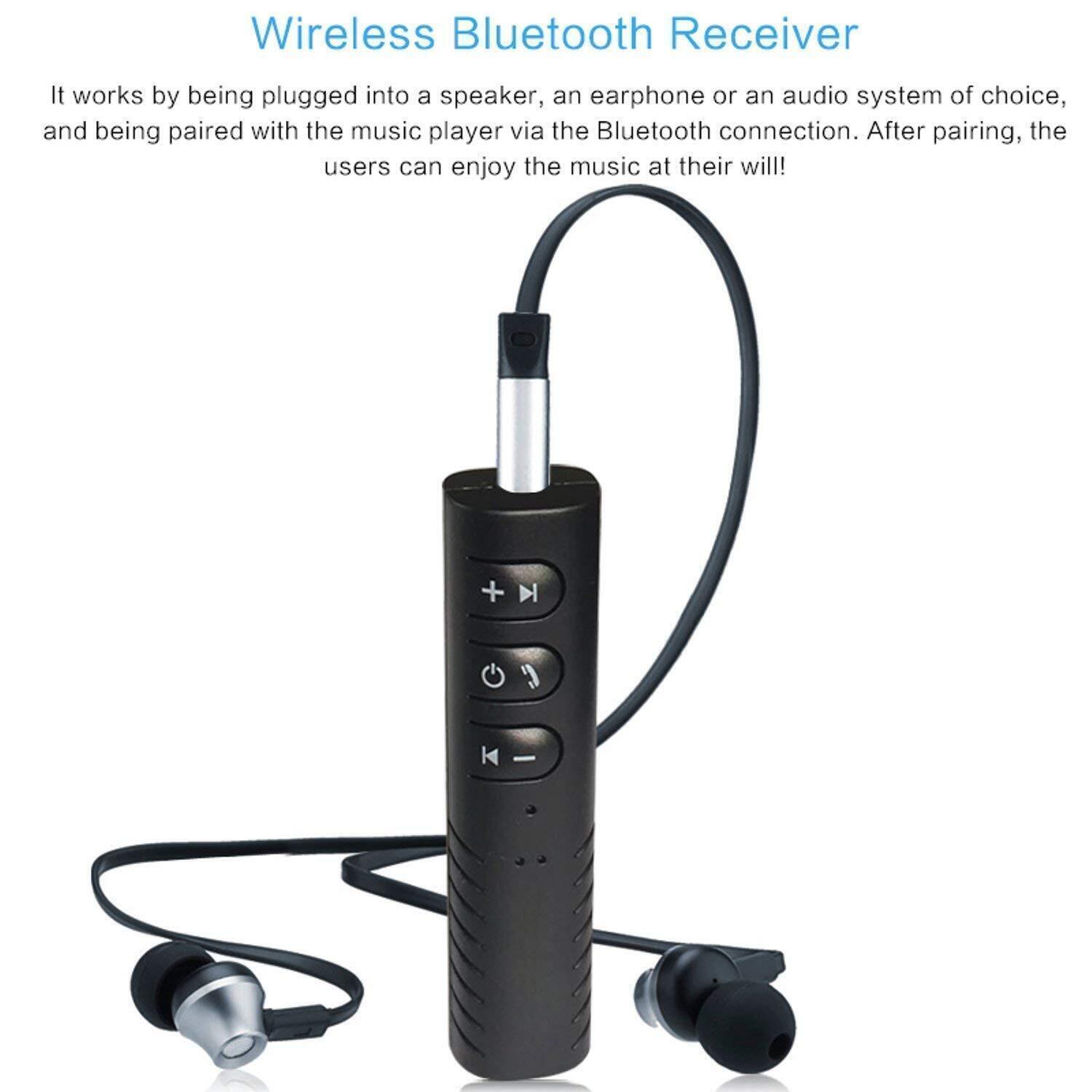 Wireless Car Bluetooth With 3.5mm Jack Aux For Honda Accord Civic CR-V HR-V 