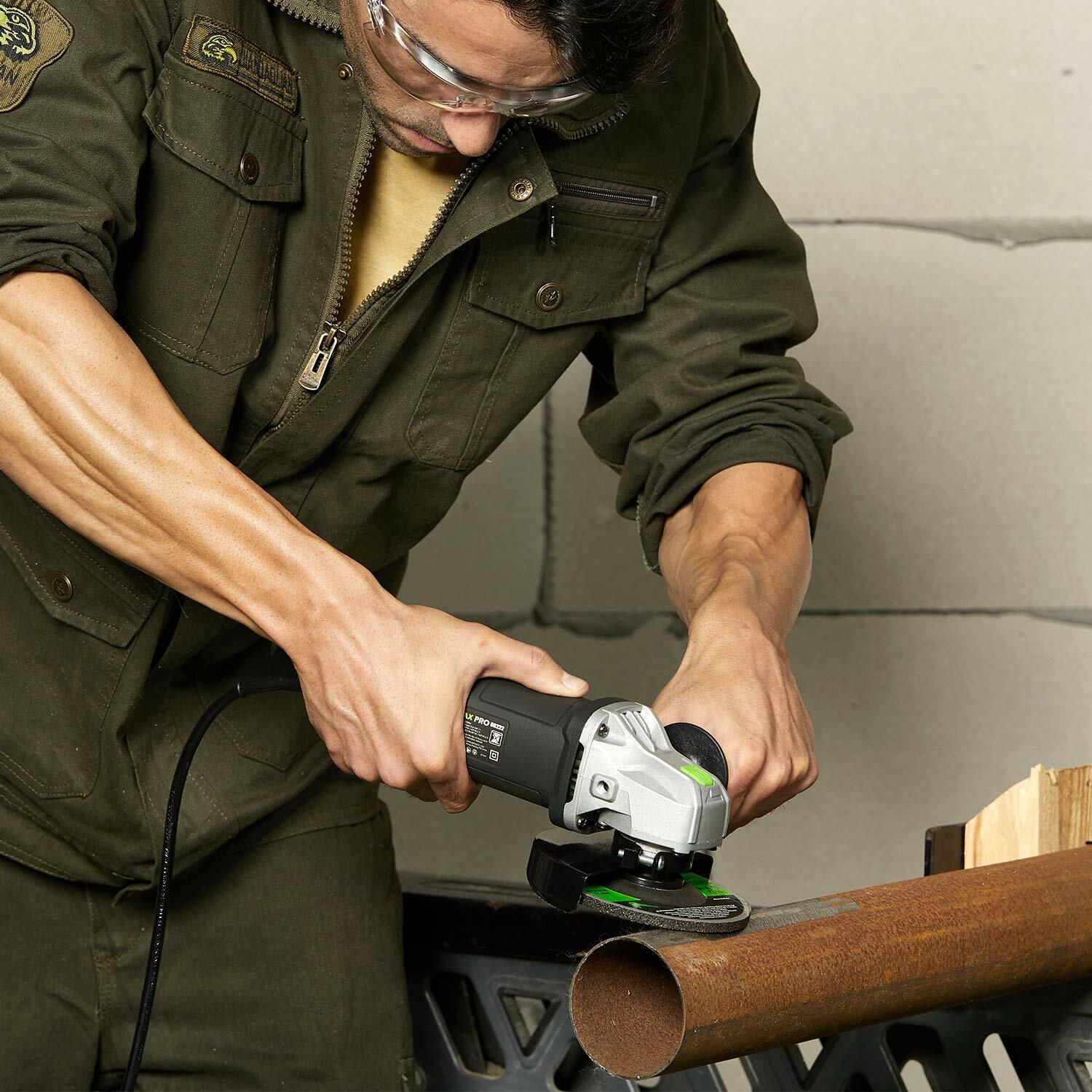 Amoladora sierra circular radial electrica 4.5Inc mini pequeña cortadora angular