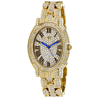 Pre-owned Christian Van Sant Women's Amore Gold Dial Watch - Cv7231