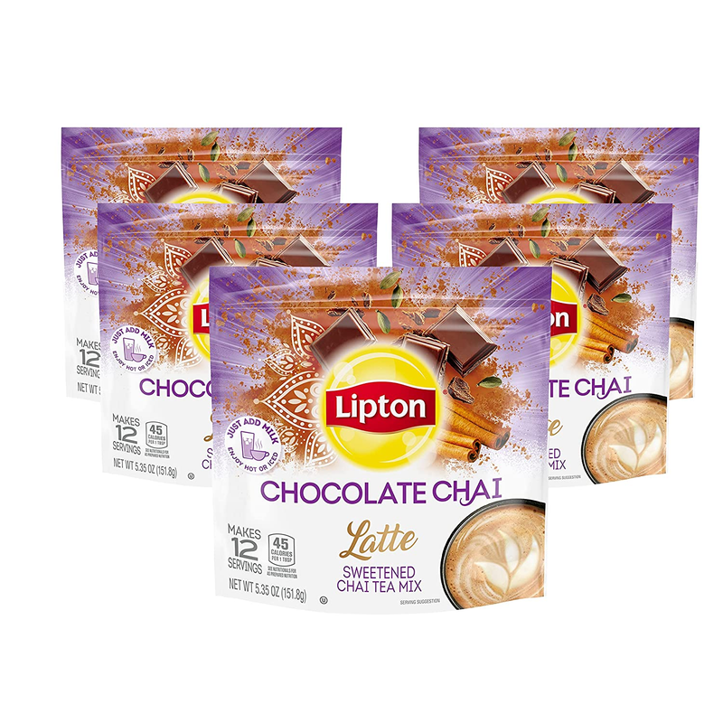 Chocolate Chai with Organic Spices, Add Milk of Choice, Hot 