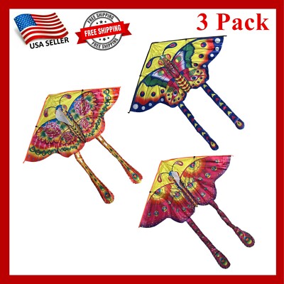 3 Pack Small Delta Kite Beach Easy to Fly Kites for Kids and Adults Outdoor Toys
