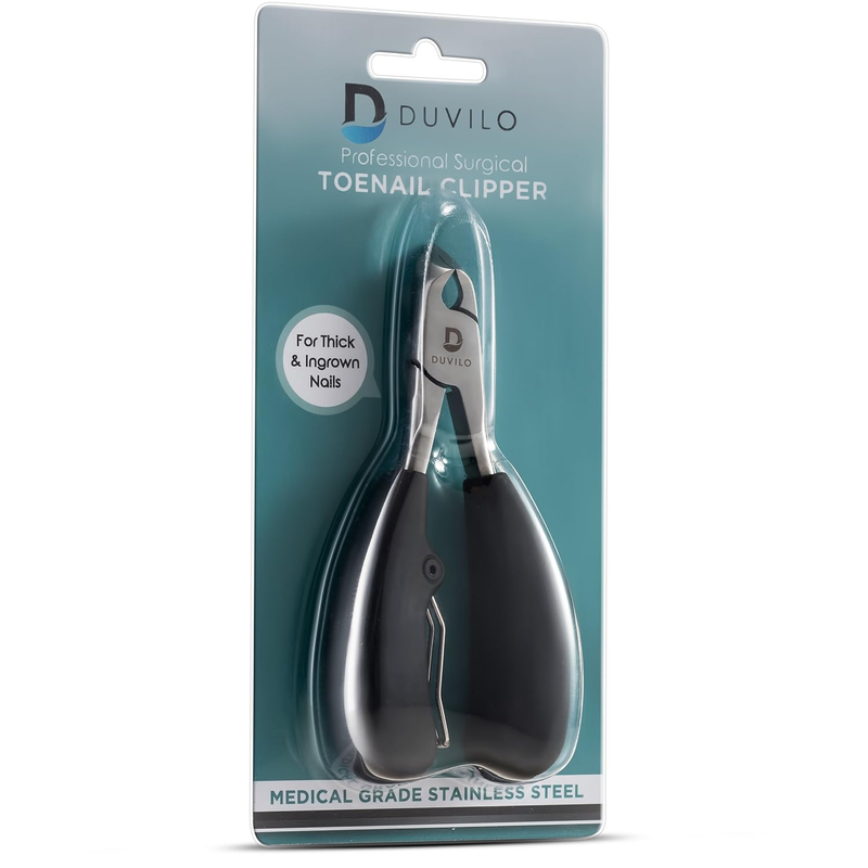 Heavy Duty Toenail Clippers for Ingrown and Thick Nails - Super Sharp Blades wit