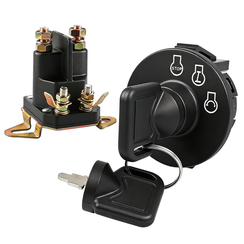Ignition Switch Starter Solenoid Kit for Toro Zero Turn Lawn Mower, Replace 117-