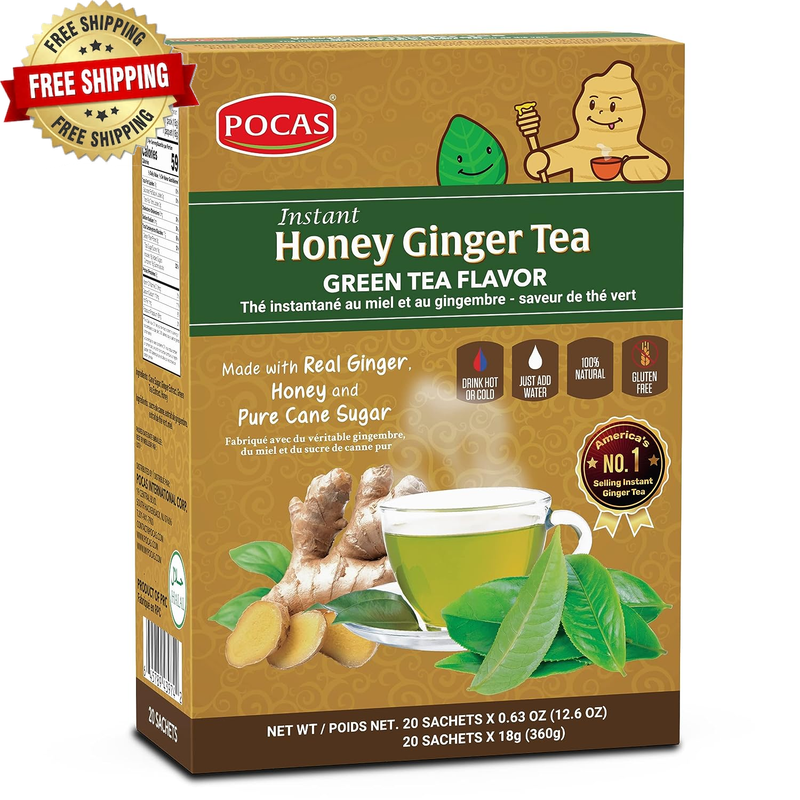 - Instant Tea Powder Packets With Green Tea Extract & Gi ⭐️⭐️⭐️