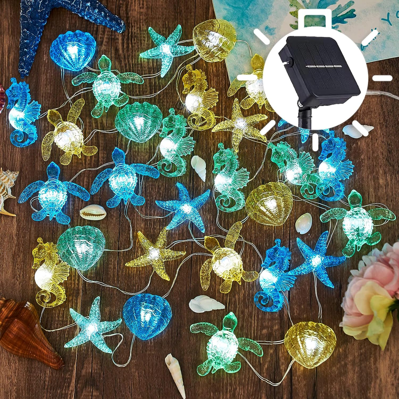 Outdoor Garden Lights Marine Life Solar Fairy Garden