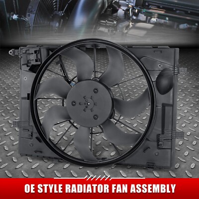 Для 15-22 Mercedes C300 C400 C43 AMG 2.0 T Вентилятор охлаждения радиатора в стиле OE в сборе