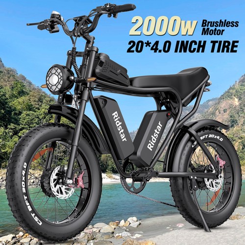 Ridstar Electric Bike 1000/1500/2000W 15/20/40Ah 20 Ridstar Electric Bike 1000/1500/2000W 15/20/40Ah 20