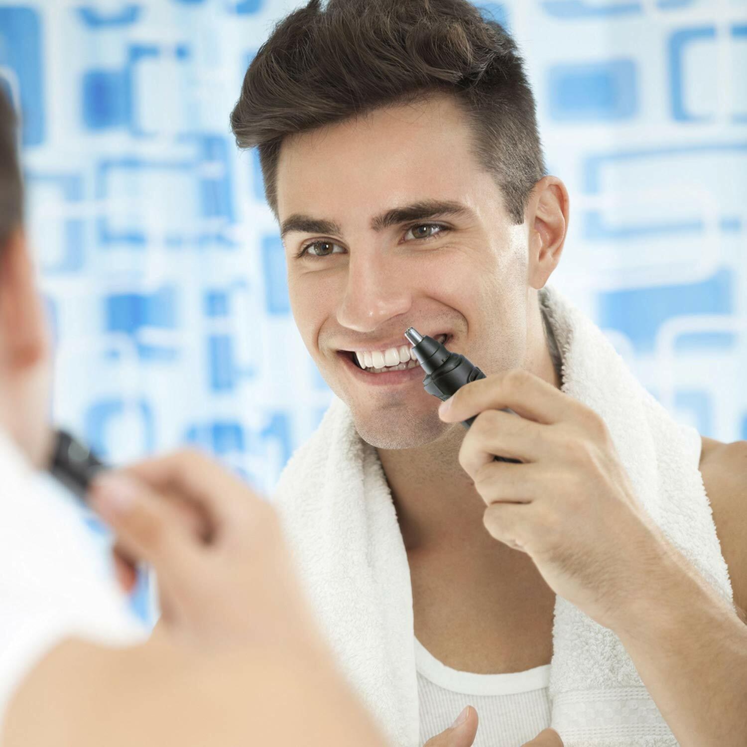 Nose Hair Trimmer for Men for removal of all those stray facial body hairs