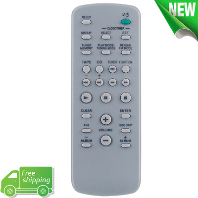 RM-SC3 Replace Remote Control for Sony Mini Hi-Fi System MHC-GX450 HCD-ZX9 / ZX6