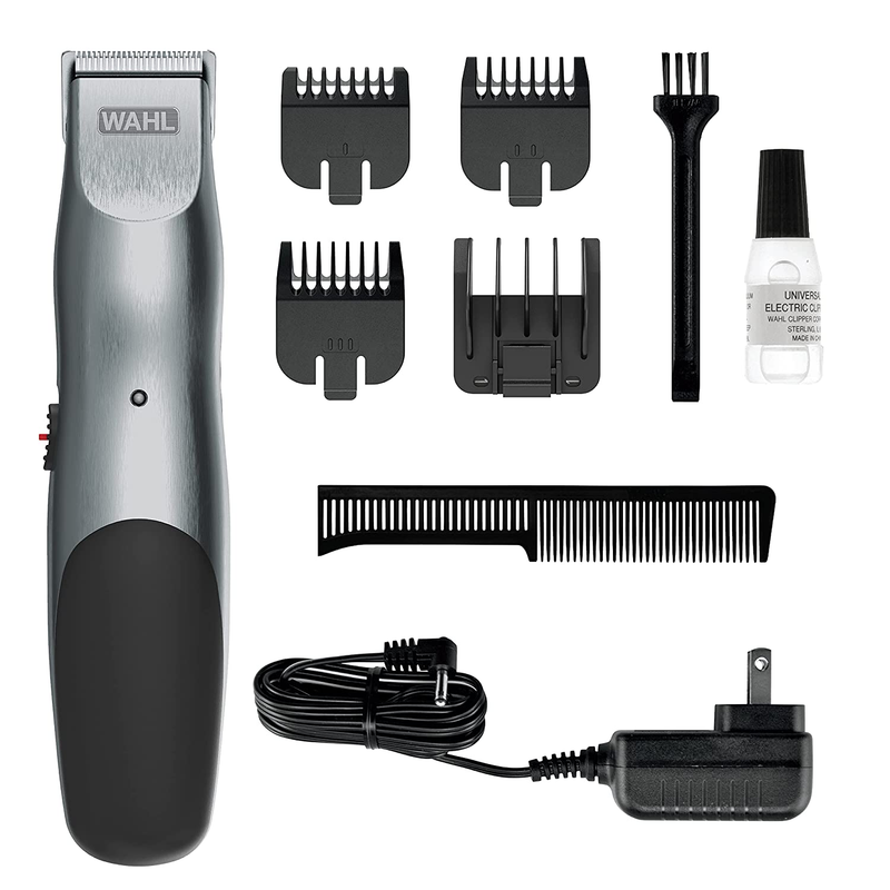 Groomsman Corded or Cordless Beard Trimmer for Men - Rechargeable Grooming Kit f