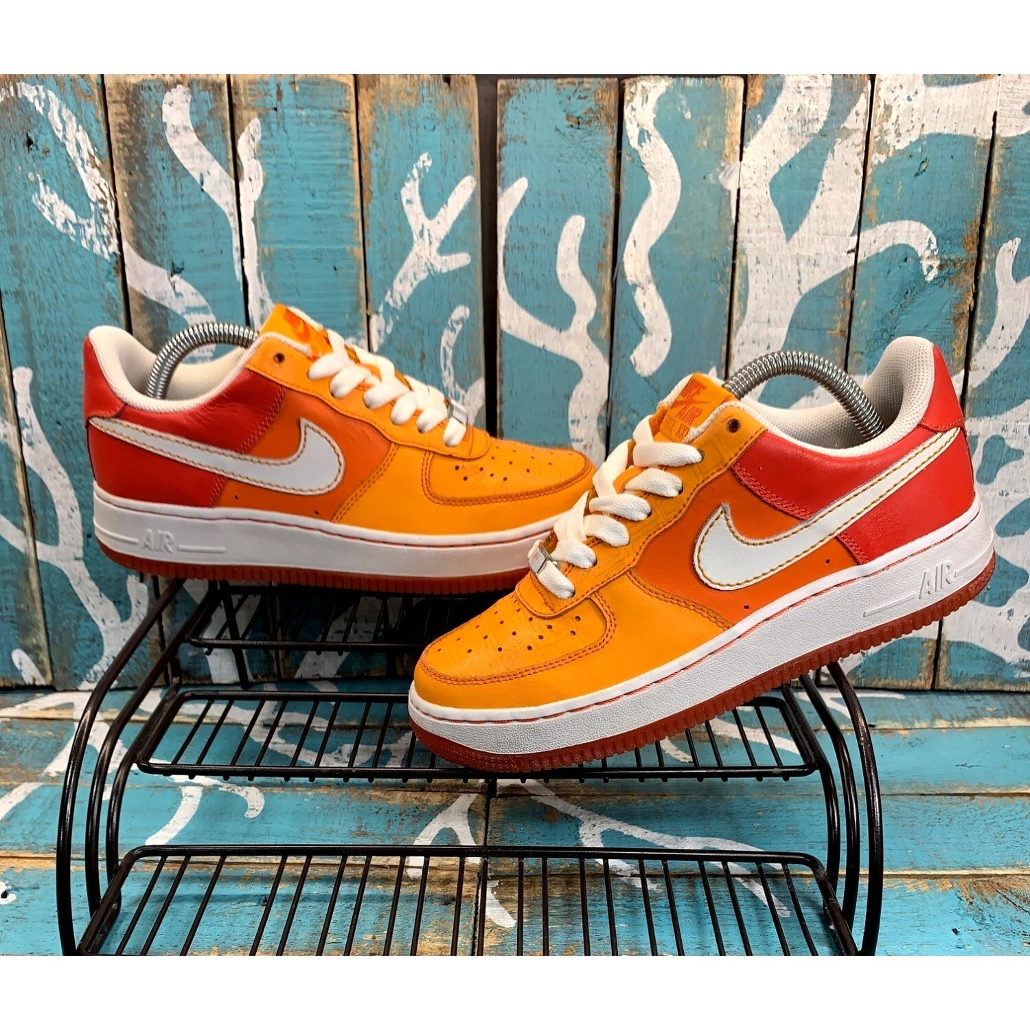 2007 Nike Air Force 1 Orange Peel (GS) Size 4.5Y/Womans 6 2007 Nike Air Force 1 Orange Peel (GS) Size 4.5Y/Womans 6