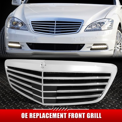 [Горизонтальные планки] Для 10-13 Mercedes S350 S400 S450 S550 S63 AMG Передняя решетка радиатора