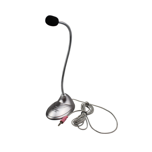 Podcast Microphone for Computer Youtube Desktop 3.5mm Gooseneck Plug Gaming PC