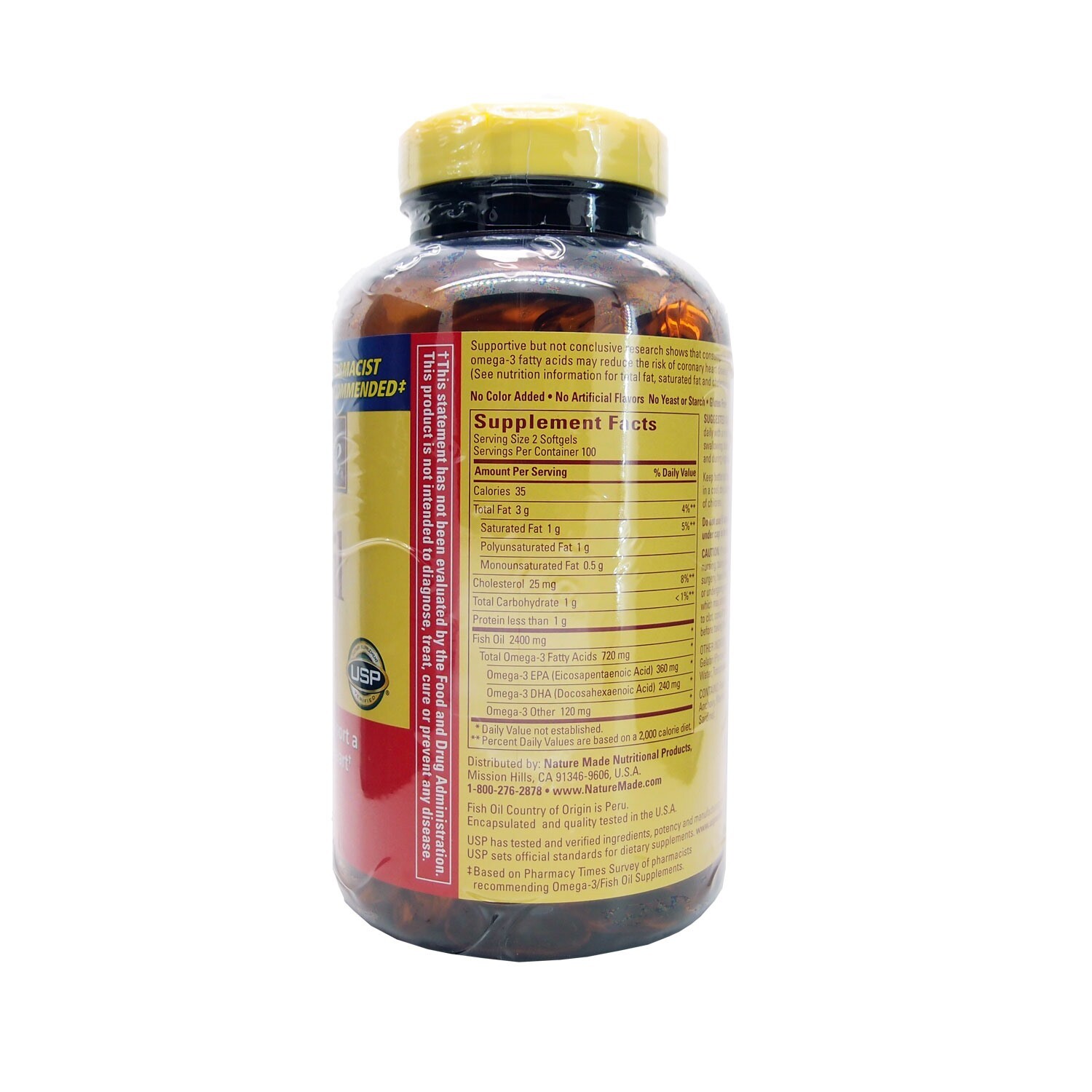 Nature Made Fish Oil 1200 mg OMEGA-3 