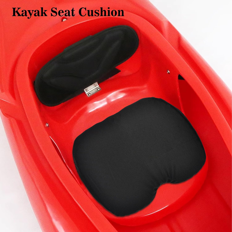 Kayak Seat Cushion, anti Slip Gel Seat Cushion for Long Sitting on Boat, Canoe,