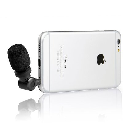 Saramonic iMic Omni-Directional Condensor TRRS Microphone for iPhone/iPod/iPad