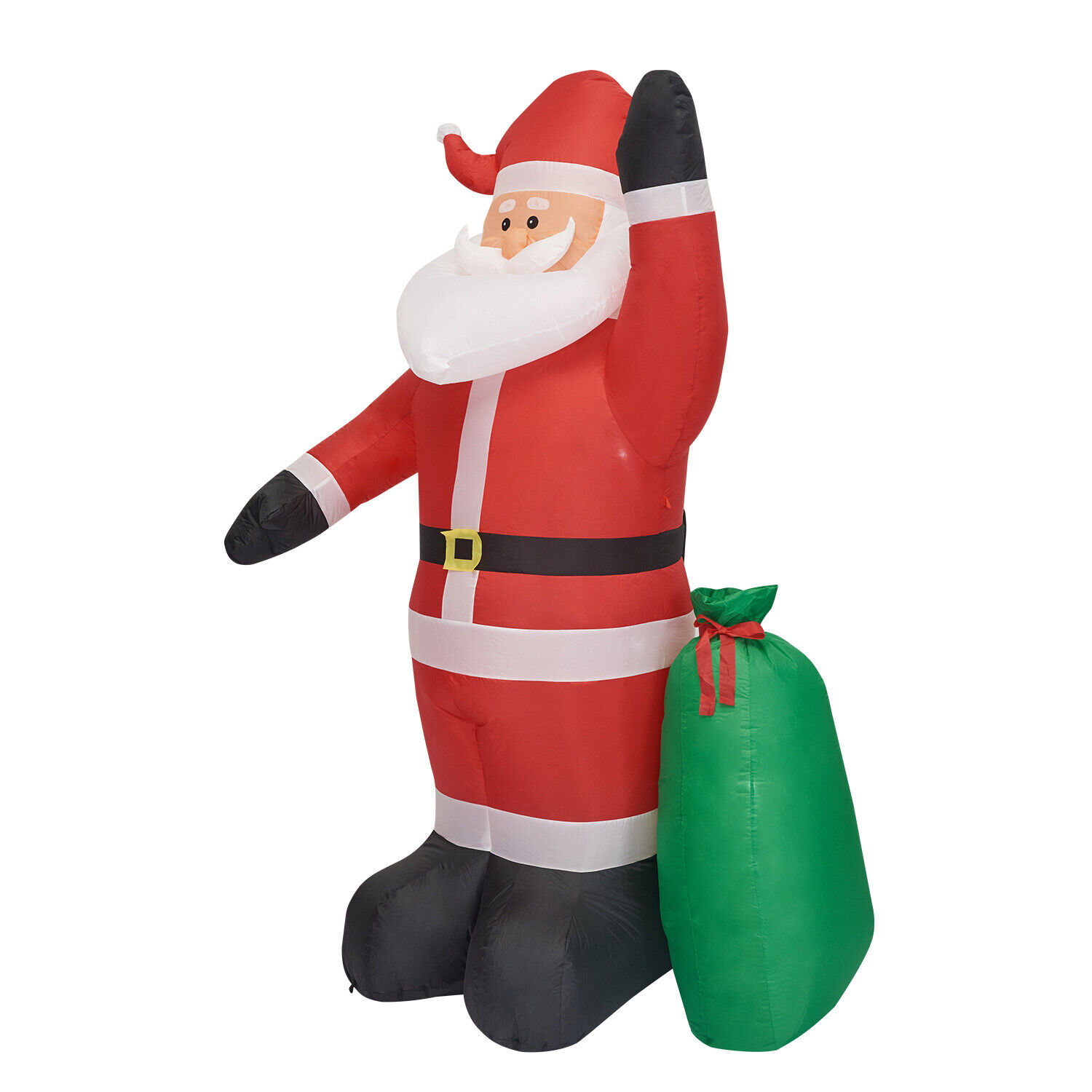 8ft Christmas Inflatable Santa Claus w/Gift Bag LED Lights Blow Up Outdoor Decor